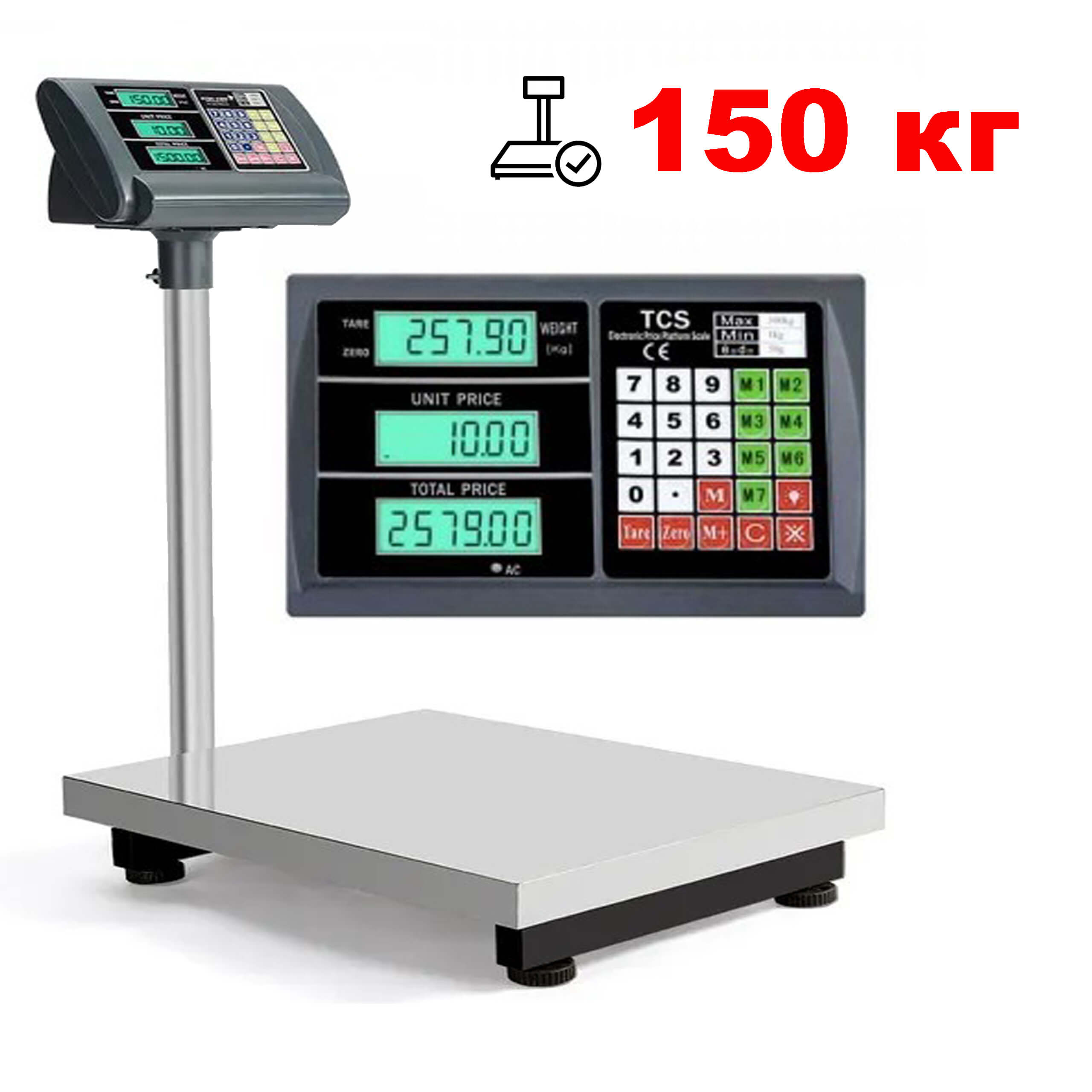 Професионален Платформен Електронен Кантар до 150кг