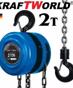 Ръчна Лебедка 2t с Верига с Лостов Механизъм 3m въже