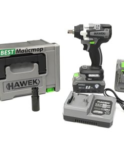Alternative view of Полски Акумулаторен Гайковерт / Винтоверт HAWEK с 2 Батерии 36V 8Ah + Подарък Дълбока Вложка