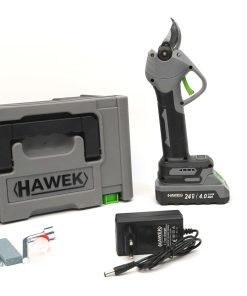 Градинска - Лозарска Акумулаторна Ножица с 2 Батерии 24V 4Ah HAWEK