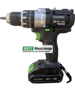 Alternative view of Премиум Качество Акумулаторен Ударен Винтоверт STAHLMAYER с 2 Батерии 36V 8AH + 30 Части Инструменти