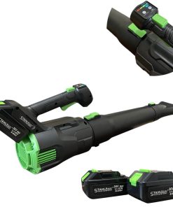Мощна Акумулаторна Духалка STAHLMAYER 36V 8Ah Въздуходувка за Листа 2 Батерии и Зарядно
