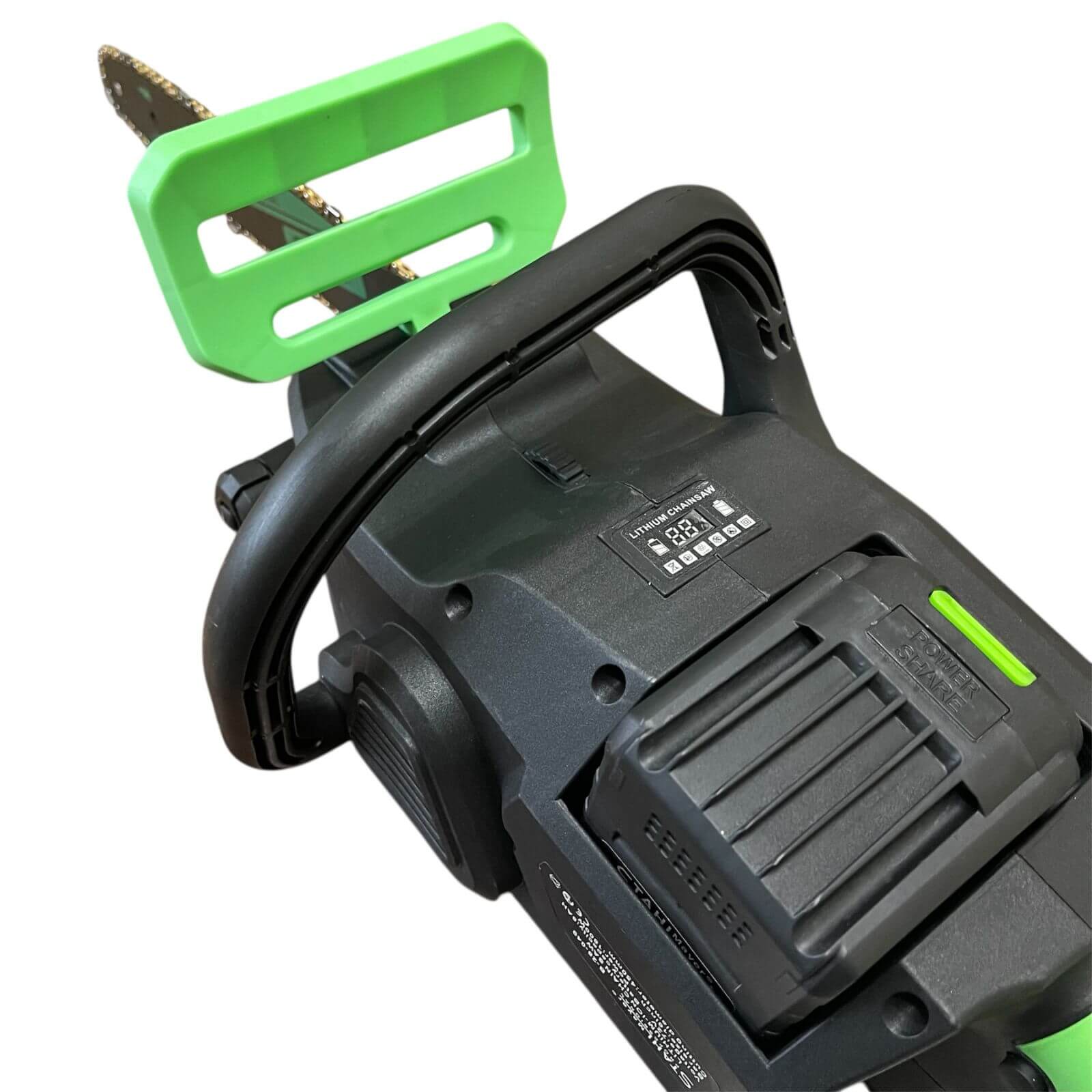 Мощна Акумулаторна Верижна Резачка STAHLMAYER 72V 8Ah - 16" Шина с 2 Вериги, Дисплей и Активна Спирачка - Image 6