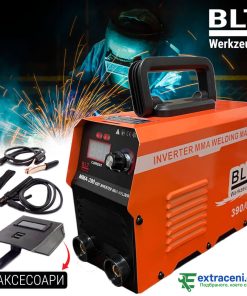 Инверторен Електрожен BLT Werkzeuge 390А  с Дисплей + Аксесоари