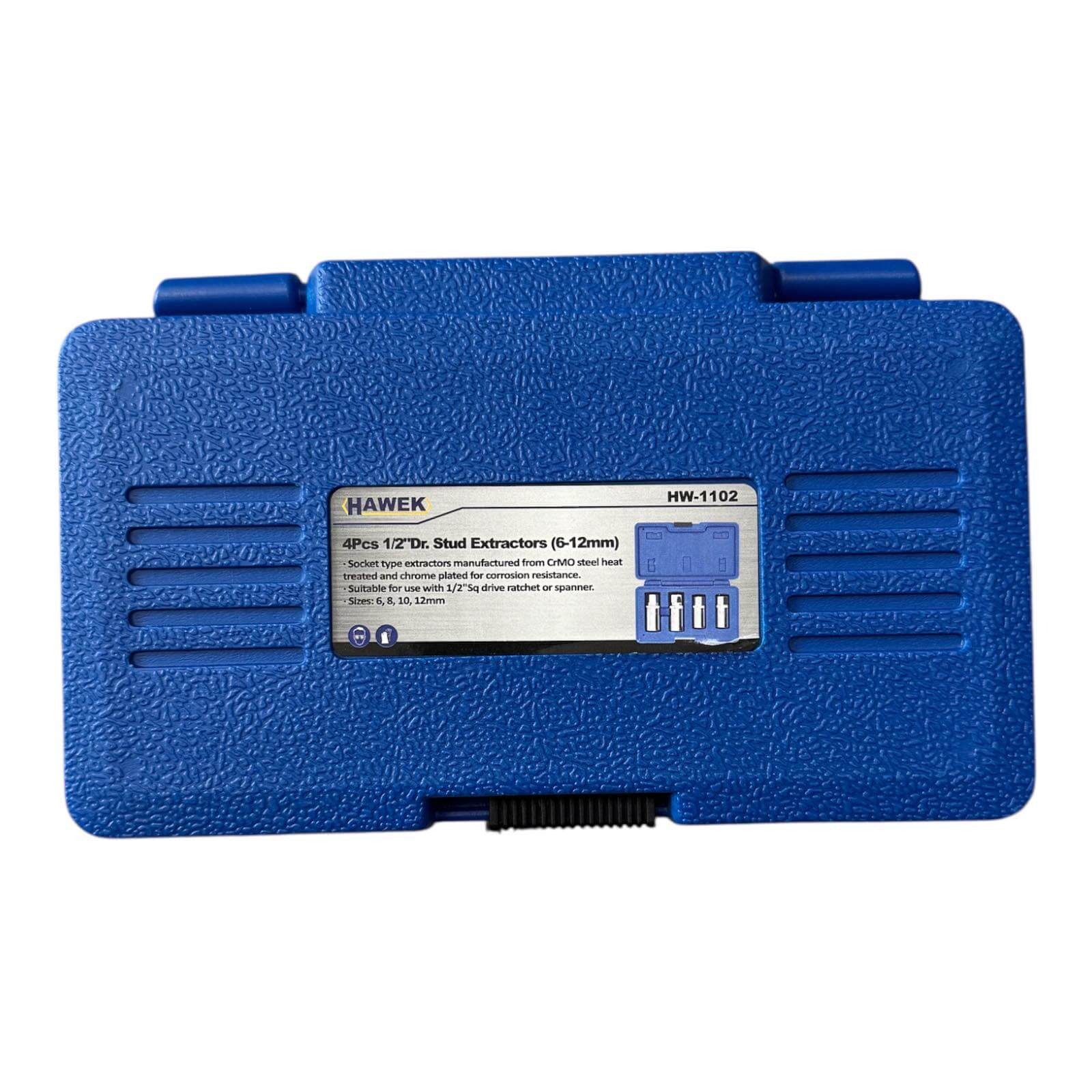 Екстрактори за Шпилки 4ч 6-12mm Вложки Шпилковадачи 1/2" HAWEK , HW-1102 - Image 3
