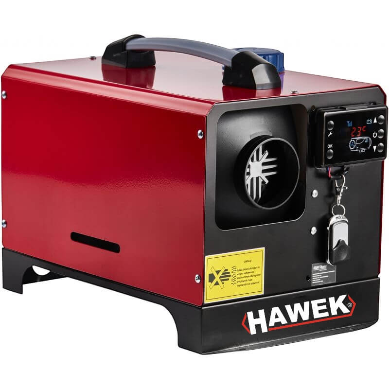 Преносима Суха Дизелова Печка HAWEK с Bluetooth 8kW за Кемпери Бусове и Гаражи 12V / 24V / 220V - Image 3