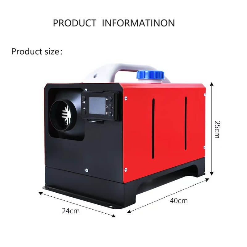 Преносима Суха Дизелова Печка HAWEK с Bluetooth 8kW за Кемпери Бусове и Гаражи 12V / 24V / 220V - Image 2