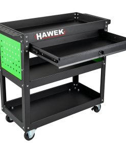 Alternative view of Професионална Мобилна Количка за Инструменти HAWEK HW-1191 с 3 Рафта и Чекмедже