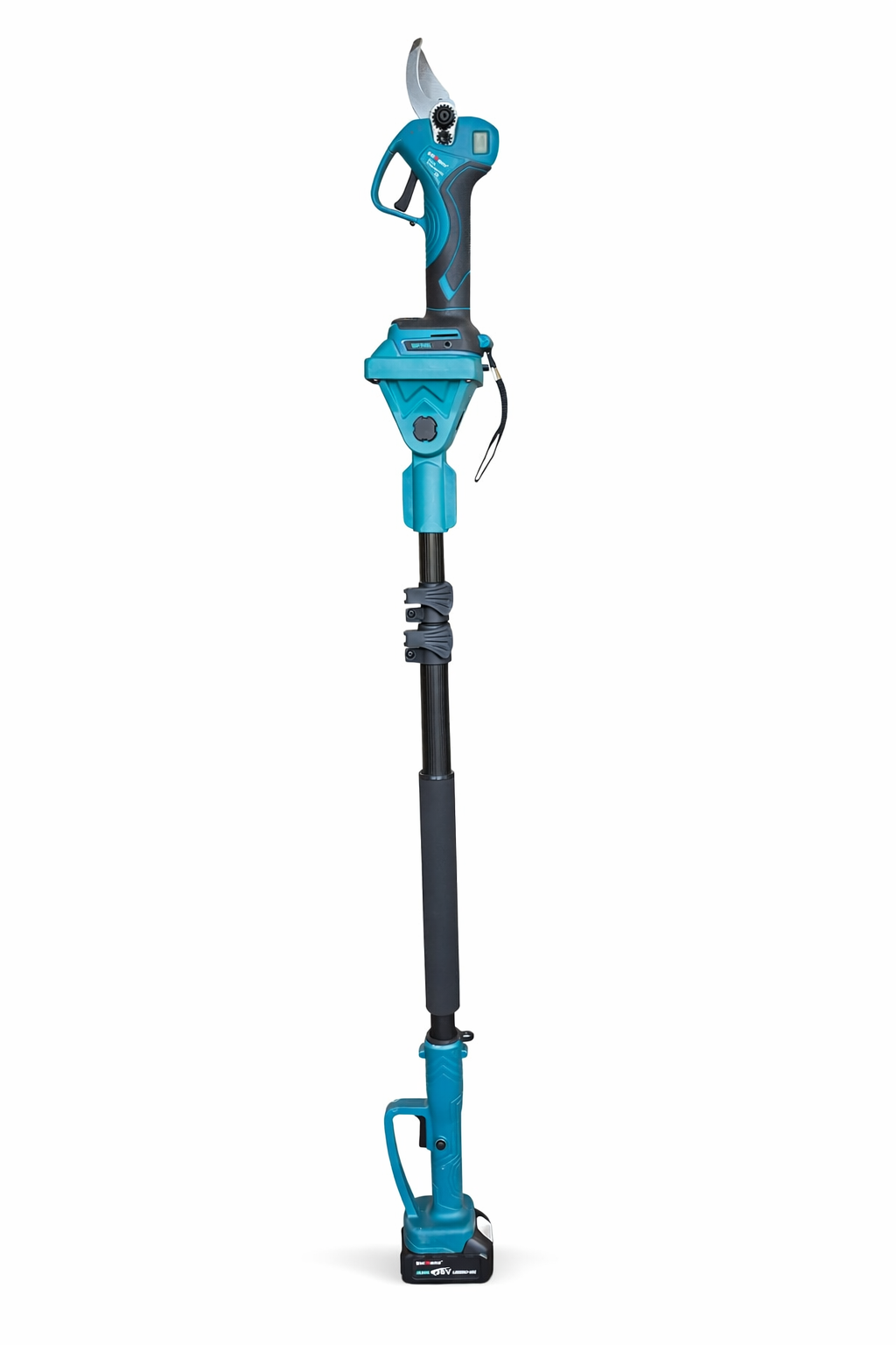 Безчеткова Лозарска Ножица + Прът/Удължител KRAFTMaster-PRO с 2 Батерии 36V 8AH - Image 5