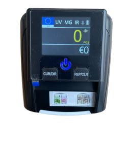 Професионален Детектор за Фалшиви Банкноти EUR – UV / MG / IR проверка + Автоматично Броене
