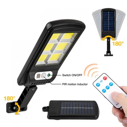 2 БРОЯ Соларна Лампа 1200W SUNVISION с 48 COB Диода с Дистанционно и Три Режима на Работа - Image 10
