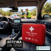 Пълен Комплект Авто Аптечка DIN 13164 – Заредена и Одобрена за Гърция и Европа