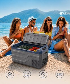 Преносима Хладилна Кутия HAWEK NL30 с Компресор и Захранване 12V/24V и 100/220V