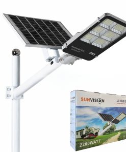 Alternative view of Улична Соларна LED Лампа с Отделен Панел и Стойка 2200W SUNVISION