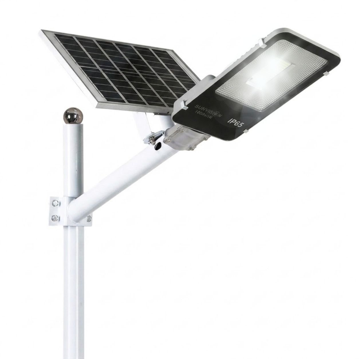 Улична Соларна LED Лампа с Отделен Панел и Стойка 1800W SUNVISION - Image 2