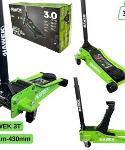 Професионален Нископрофилен Крик 3 тона с 2 Помпи 85-430мм HAWEK HW-1188 Тип Крокодил